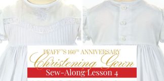 christening gown sew-along PFAFF