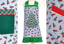 Oh! Christmas Tree Apron Sew-Along