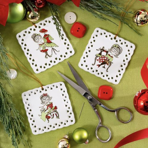 Classic Sewing Christmas Ornaments